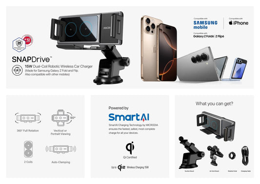 MICRODIA-SNAPDrive-Galaxy-Fold-The-Ultimate-Wireless-Car-Charger Microdia