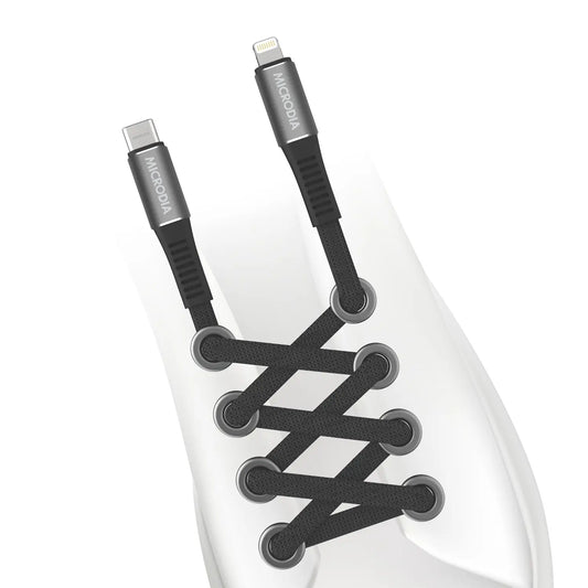 ExeCable™ Shoelace 60W USB-C to Lightning.