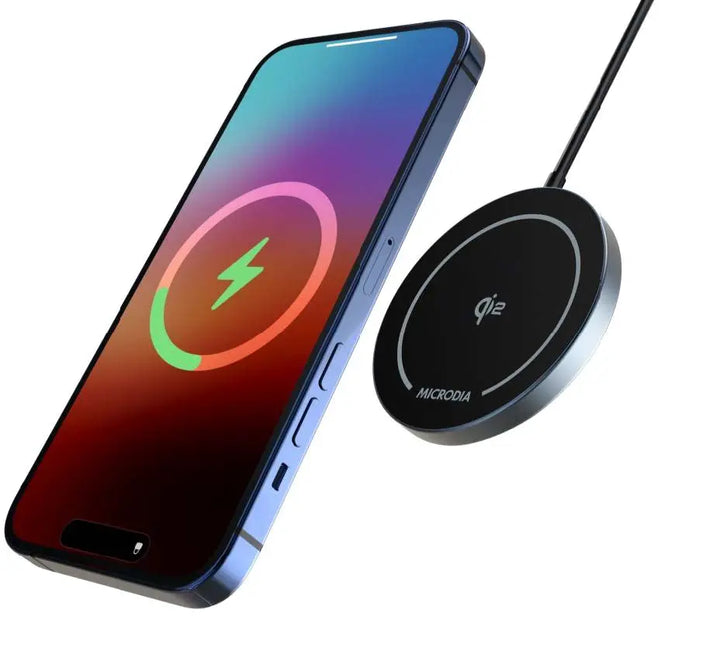 SNAPPad™ ORBIT Qi2 15W Magnetic Wireless Charging Pad MICRODIA