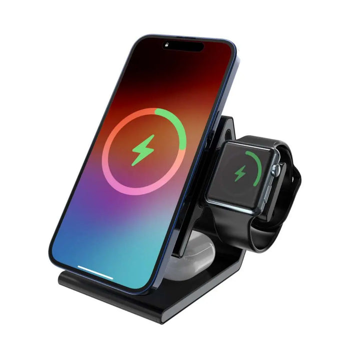 SNAPStation™ NOVA Qi2 23W 4-in-1Magnetic Wireless Charging Station MICRODIA