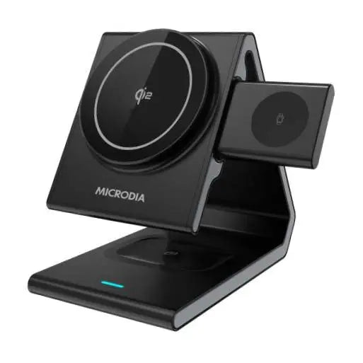 SNAPStation™ NOVA Qi2 23W 4-in-1Magnetic Wireless Charging Station MICRODIA