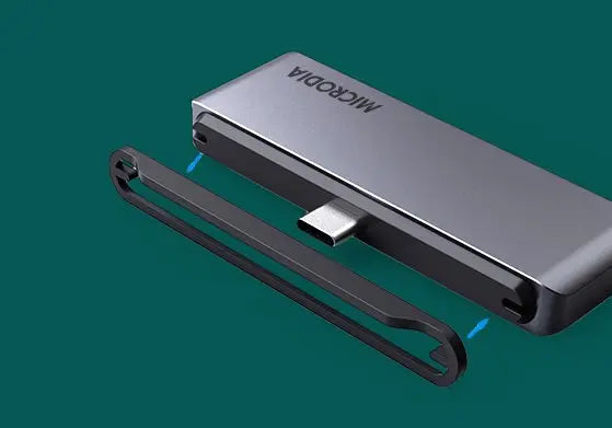 MICRODIA MAXIHub™ 5 في 1 / 4 في 1 HUB لأجهزة iPad/iPhone: أطلق العنان لإمكانات جهاز iPad وiPhone الخاص بك MICRODIA