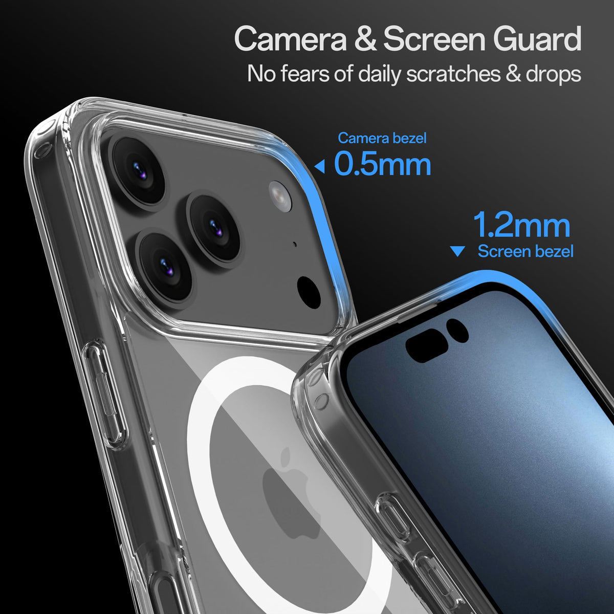 MICRODIA CRYSTAL™ High Transparency Protective iPhone Case Microdia