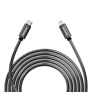MICRODIA ExeCable™ Steel PD60W USB-C to Lightning Charge & Sync Cable Microdia