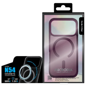 MICRODIA CRYSTAL GEAR™ High Transparency Protective iPhone Case - Burgundy Microdia