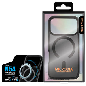 MICRODIA CRYSTAL GEAR™ High Transparency Protective iPhone Case - Burgundy Microdia