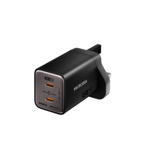 SMARTCube™ Nano 45W GaN Pro Wall Charger, Dual USB-C PD3.0 Microdia