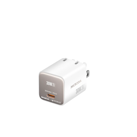 SMARTCube™ Nano Tiny-30W GaN Pro Wall Charger USB-C PD3.0 Microdia