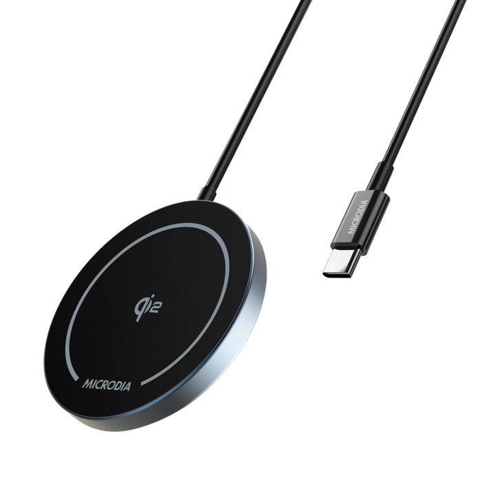 SNAPPad™ ORBIT Qi2 15W Magnetic Wireless Charging Pad MICRODIA