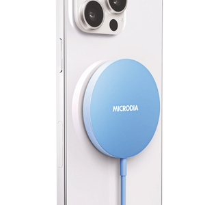 SNAPPad™ Visi.O,  15W Ultra Slim Transparent Aluminum Wireless Charging Pad Microdia