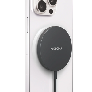 SNAPPad™ Visi.O,  15W Ultra Slim Transparent Aluminum Wireless Charging Pad Microdia