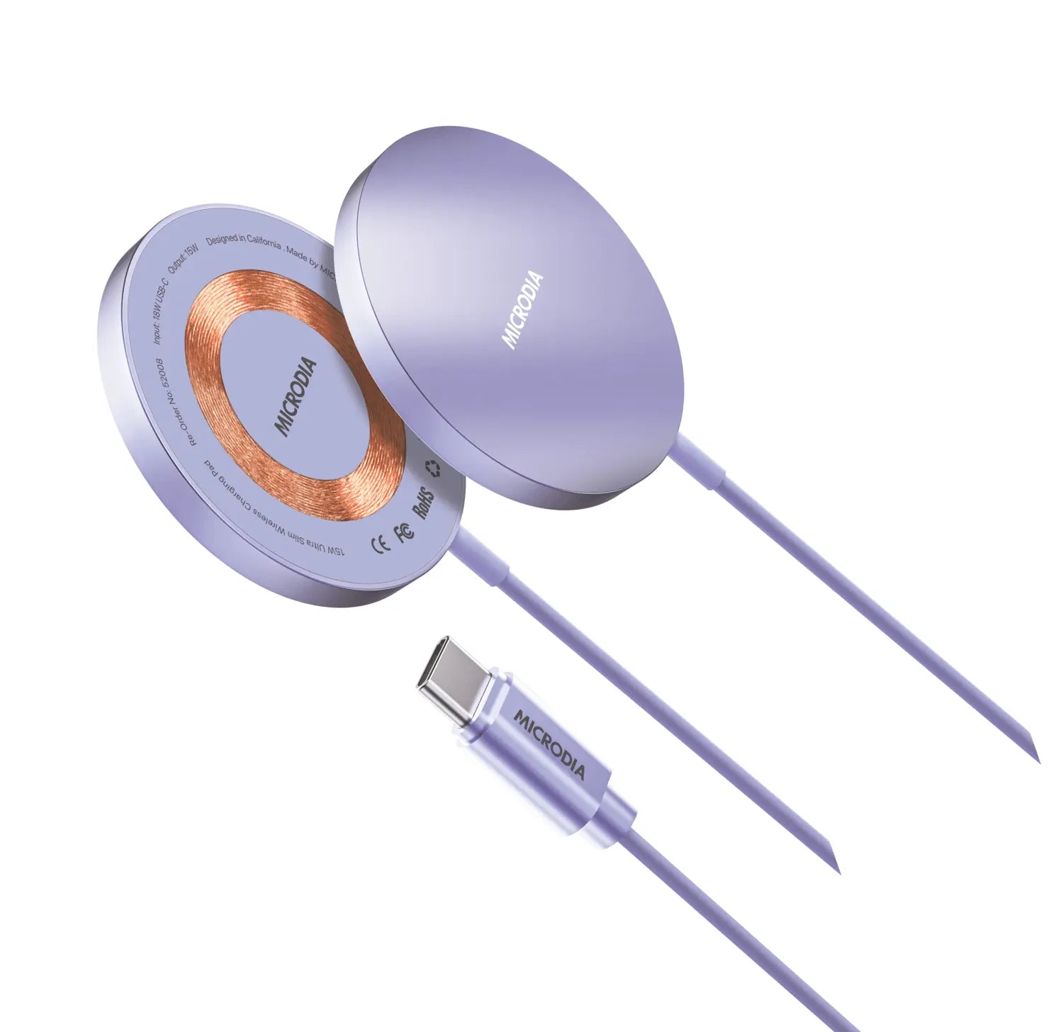 SNAPPad™ 15W Ultra Slim Transparent Aluminum Wireless