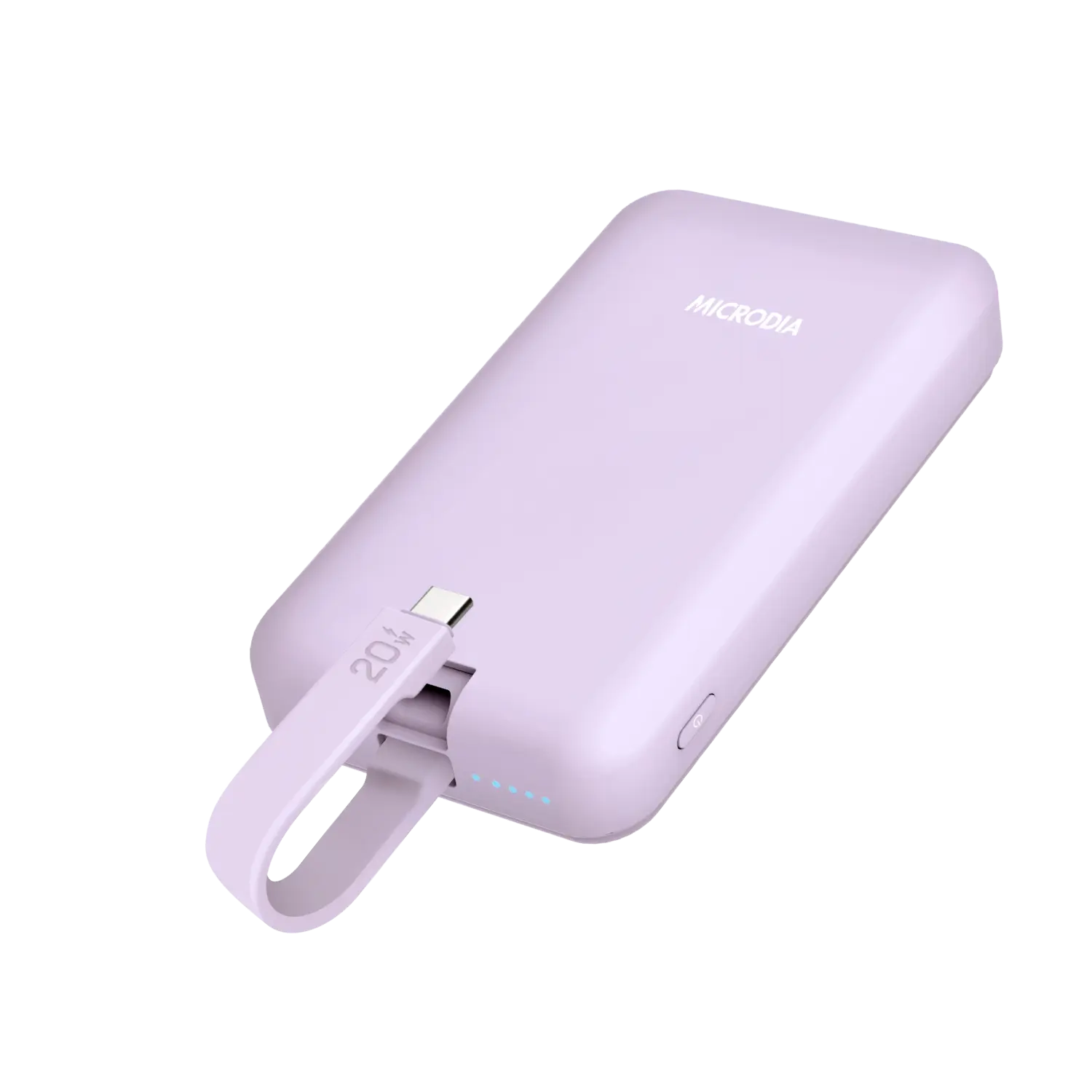 SNAPPower™ Traveler 35W Magnetic Wireless Power Bank 10000mAh Built-in Detachable Cable (USB-C + Lightning) Microdia