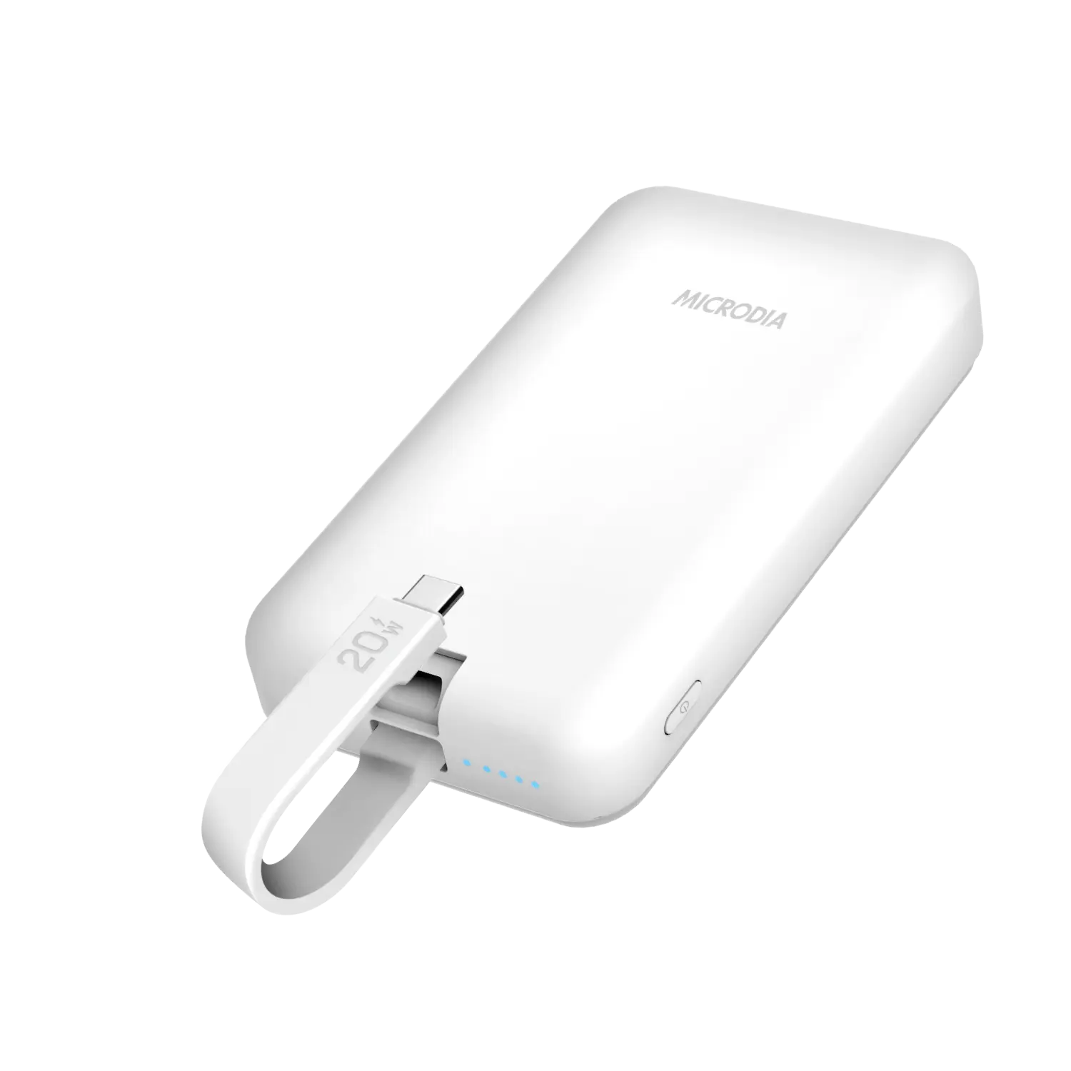 SNAPPower™ Traveler 35W Magnetic Wireless Power Bank 10000mAh Built-in Detachable Cable (USB-C + Lightning) Microdia