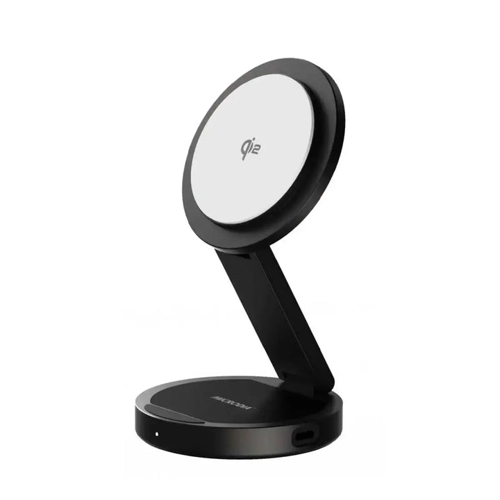SNAPStation™ ASTRA Qi2 23W 3-in-1 Magnetic Foldable Wireless Charging Station with Detachable Apple Watch Wireless Charger With Original Apple Certified Apple Watch Charging Module MICRODIA