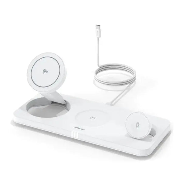 SNAPStation ATRIUM Qi2 23W 4-in-1Magnetic Wireless Charging Station MICRODIA