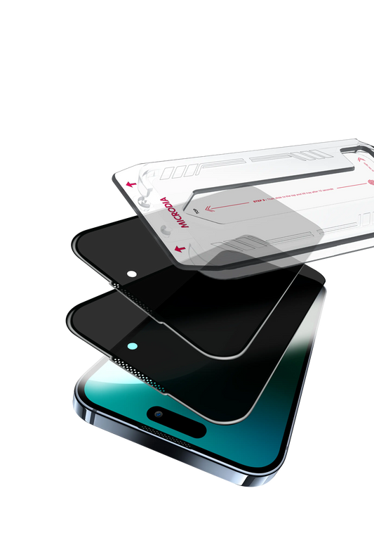 Protector de pantalla SCREENGuard™ PREMIUM PRIVACY para iPhone 16 Series (2 piezas) (copia) Microdia